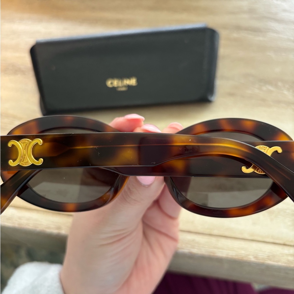 Celine Triomphe sunglasses oval - Picture 2 of 7